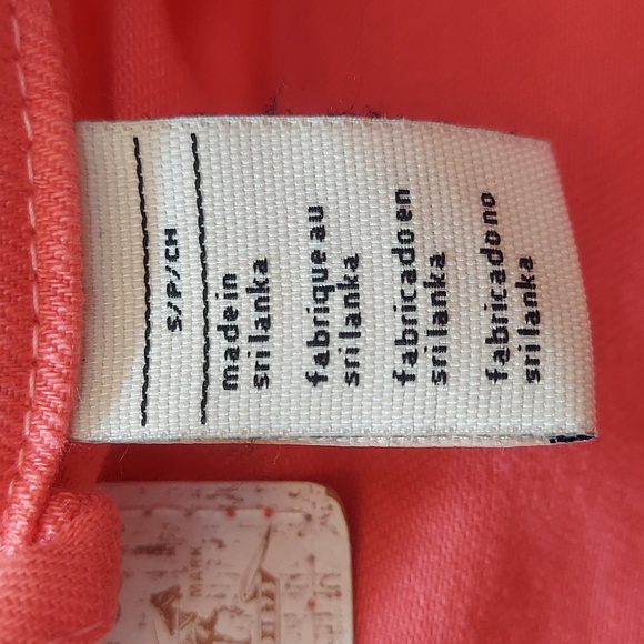 Levi's Levi Strauss & Co Coral Button Stretchy Denim Vest, Size Small, Like New - Picture 6 of 9